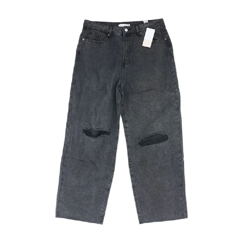 Black Solid Jeans Fashionable Bootcut Jeans