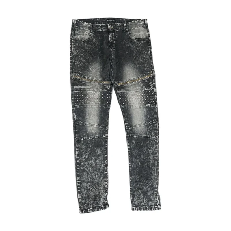 Black Solid Skinny Jeans Stylish High-Waist Jeans