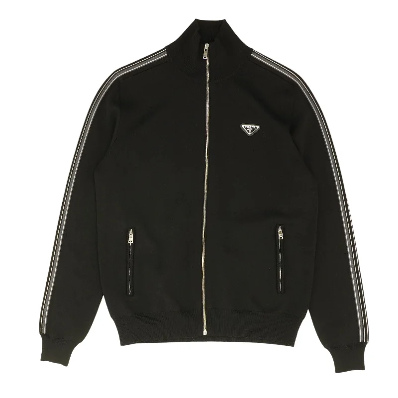 Black Solid Triangle Logo Wool Full Zip Sweater Lace Blend Ribbed Blend Corduroy Blend Black Solid Triangle Logo Wool Full Zip Sweater Lace Blend Ribbed Blend Corduroy Blend
