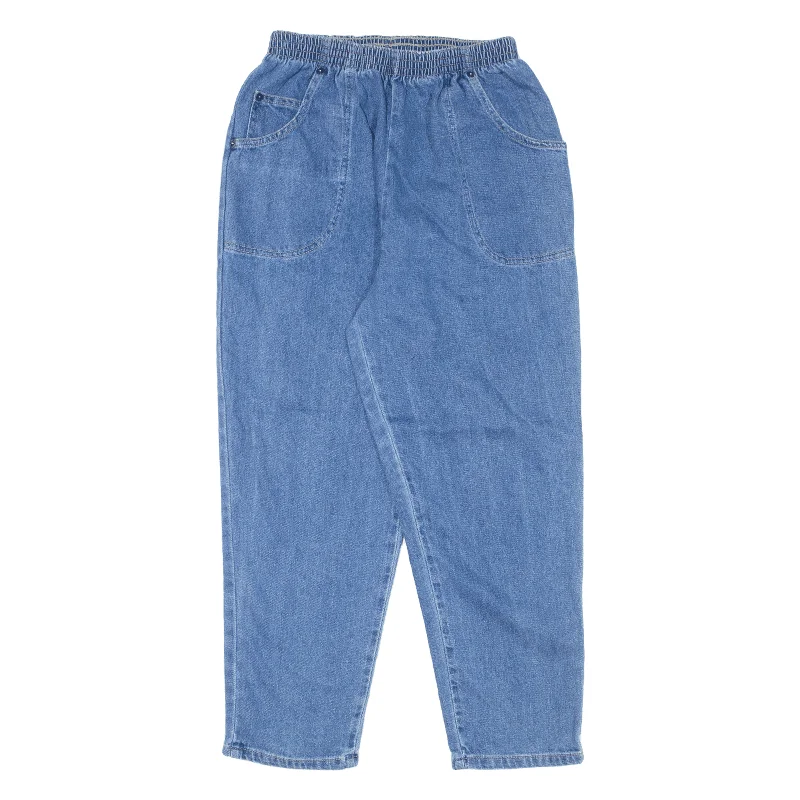 CABIN CREEK Jeans Blue 90s Denim Regular Mom Womens W24 L25 Comfortable Zip-Fly Denim Jeans
