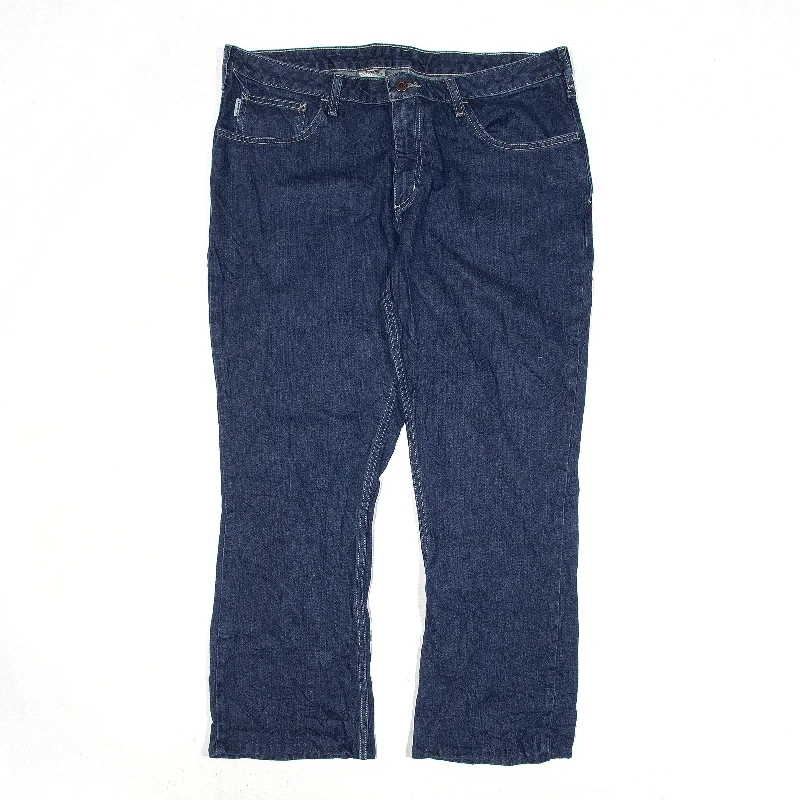 CARHARTT Jeans Blue Denim Regular Bootcut Womens W36 L28 Fashionable Straight Fit Denim