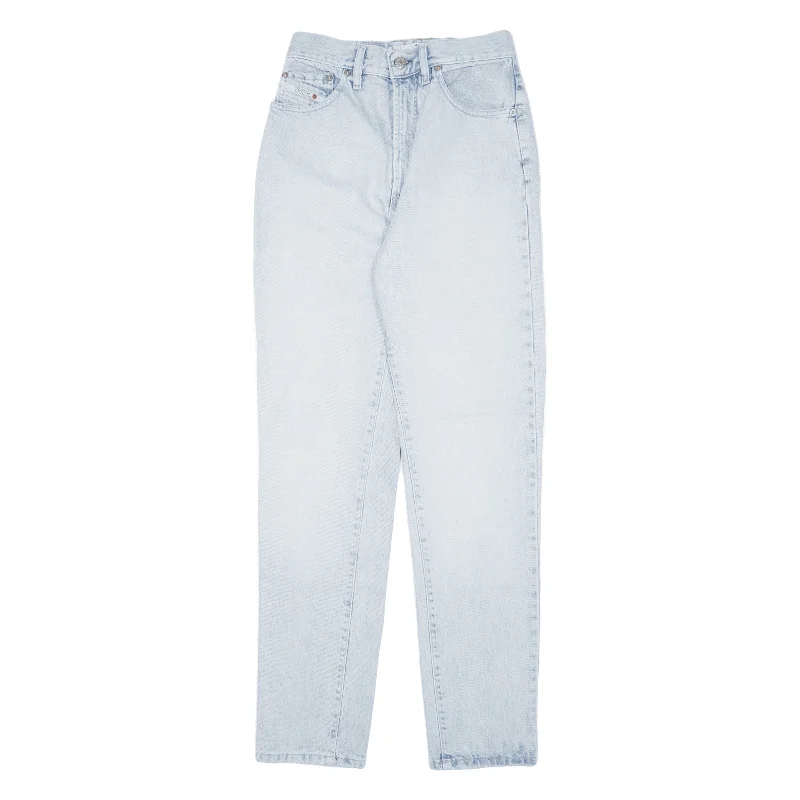 DIESEL Jeans Blue Denim Regular Mom Womens W25 L32 Fashionable White Denim Jeans