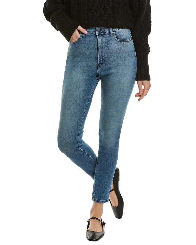 DL1961 Chrissy Weymouth Ankle Skinny Jean Comfortable Faded High-Rise Jeans