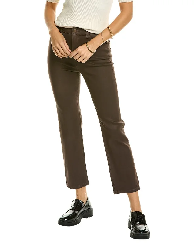 DL1961 Patti Black Coffee High-Rise Straight Jean Comfortable Boyfriend Jeans