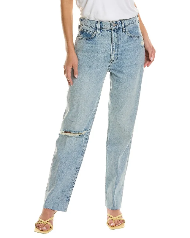 FRAME Denim Le High 'N' Tight Bilson Straight Jean Stylish Paperbag Waist Denim