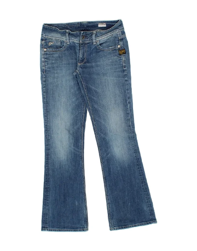 G-STAR Womens Bootcut Jeans W32 L31 Blue Comfortable Jogger Style Jeans