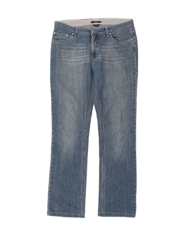 GANT Womens Carol Regular Fit Bootcut Jeans W32 L34 Blue Comfortable Faded High-Rise Jeans