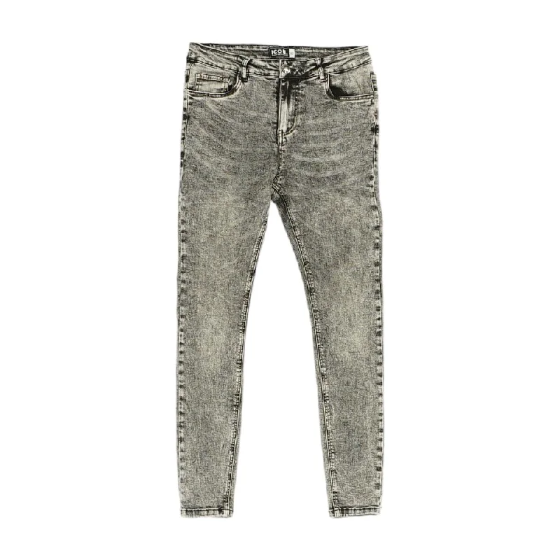 Gray Solid Jeans Trendy Colored Denim Jeans