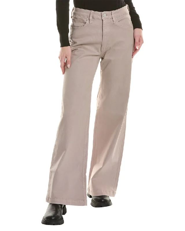 HUDSON Jeans Jodie Coated Moonrock Wide Leg Jean Cozy Relaxed Fit Jeans