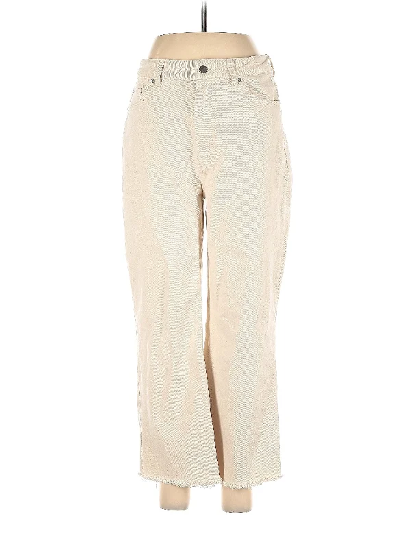Jeans Comfortable Distressed Straight-Leg Jeans