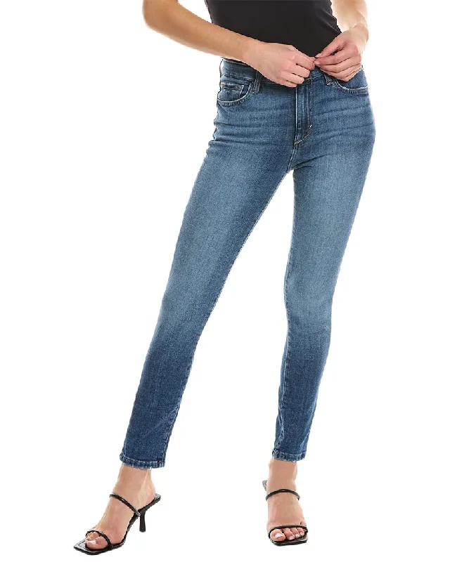 JOE'S Jeans Indigo High-Rise Curvy Skinny Ankle Jean Comfortable Stretch Denim Jeans JOE'S Jeans Indigo High-Rise Curvy Skinny Ankle Jean Comfortable Stretch Denim Jeans