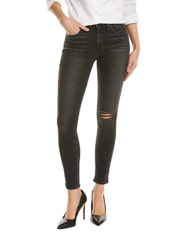 JOE'S Jeans The Icon Delphine Destruct Ankle Cut Jean Fashionable Frayed Hem Denim
