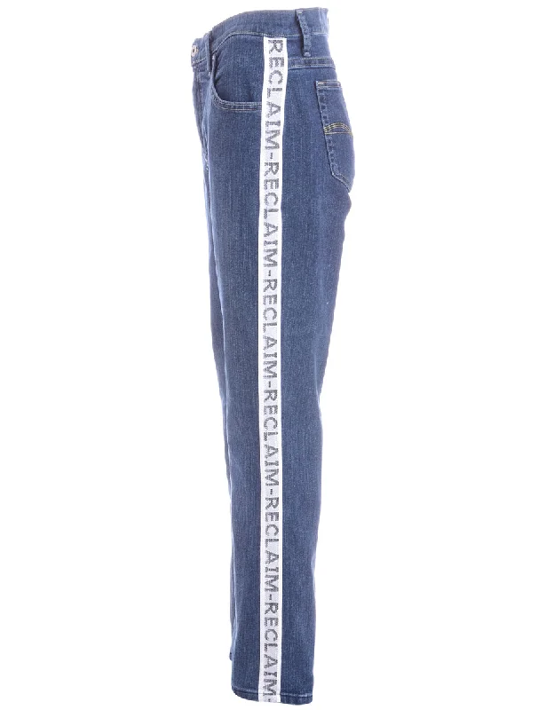 Label Ainsley Reclaim Side Tape Jeans Stylish Cargo Style Jeans