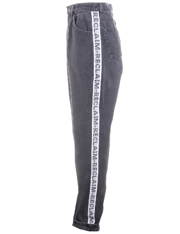 Label Ainsley Reclaim Side Tape Jeans Stylish Bootcut Denim Jeans