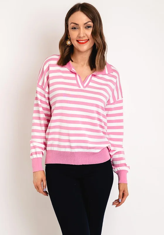 Serafina Collection One Size Striped Sweater, Pink Jersey Fabric Tulle Fabric Batik Fabric Serafina Collection One Size Striped Sweater, Pink Jersey Fabric Tulle Fabric Batik Fabric