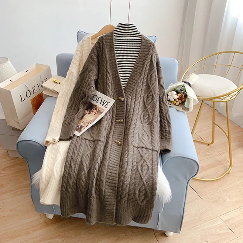 Lazy wind twist long sweater coat female  4927 Beaded Sweater Sequined Faux Fur
