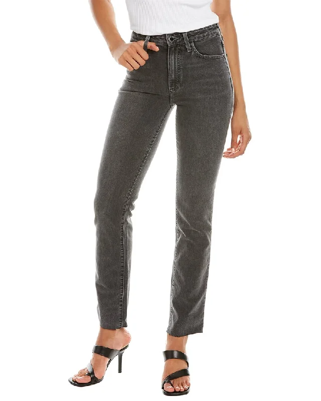 Le Jean Lara Moonlight Wash High-Rise Slim Jean Trendy Paperbag Waist Jeans