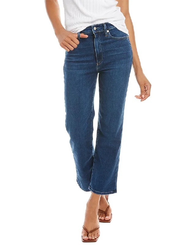 Le Jean Sabine Blue Grey High-Rise Straight Jean Comfortable Mid-Rise Jeans