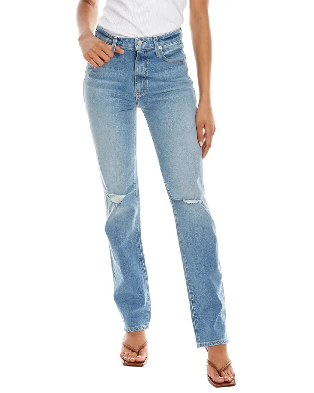 Le Jean Sabine Starlight Wash High-Rise Straight Jean Elegant Skinny Leg Jeans