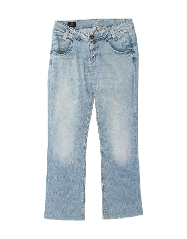 LEE Womens Leola Bootcut Jeans W32 L30  Blue Cotton Trendy Plus Size Jeans