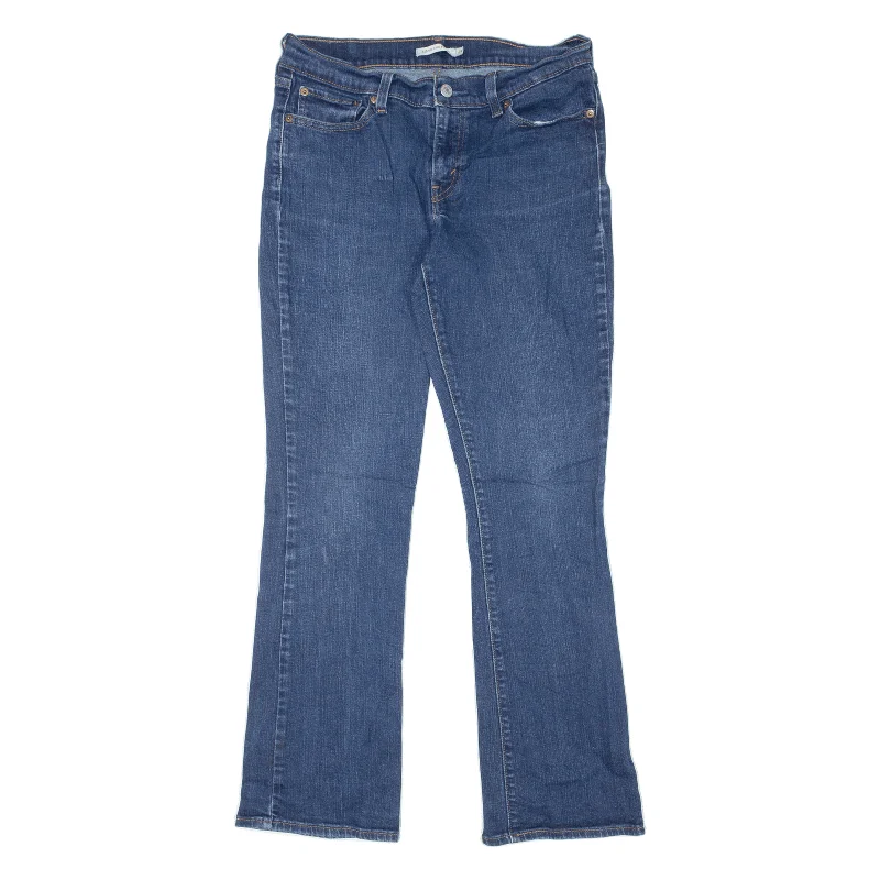 LEVI'S 415 Jeans Blue Denim Relaxed Bootcut Womens W29 L32 Fashionable Relaxed Fit Denim