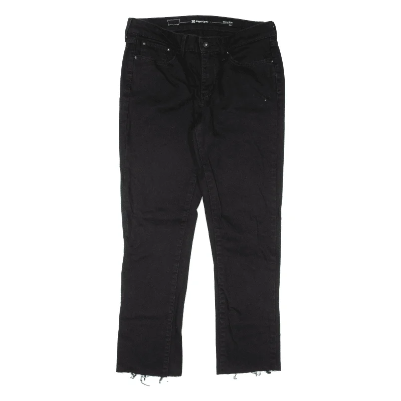 LEVI'S Jeans Black Denim Slim Straight Womens W30 L27 Stylish High-Waist Skinny Denim LEVI'S Jeans Black Denim Slim Straight Womens W30 L27 Stylish High-Waist Skinny Denim