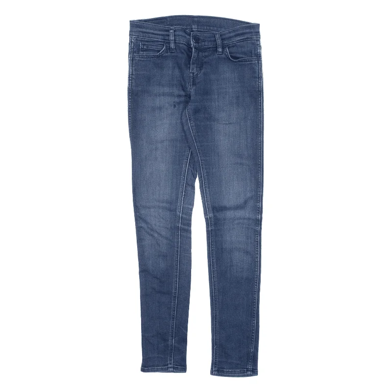 LEVI'S Jeans Blue Denim Slim Skinny Womens W26 L29 Fashionable Vintage Wash Jeans