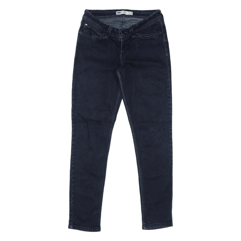 LEVI'S Low Rise Jeans Blue Denim Slim Skinny Womens W26 L28 Casual High-Waisted Bootcut Jeans