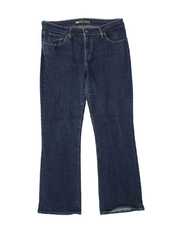 LEVI'S Womens Demi Curve Bootcut Jeans W31 L30 Blue Cotton Fashionable Jeggings Style Jeans