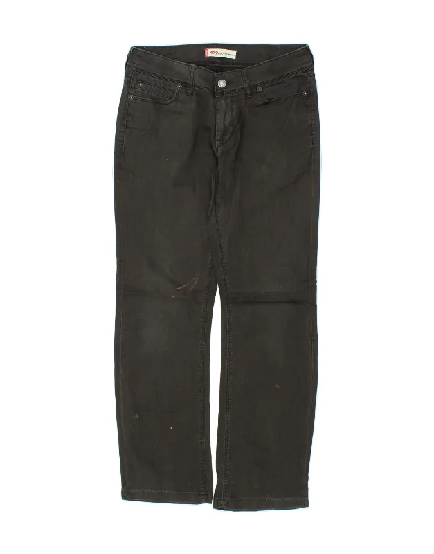 LEVI'S Womens Flare Bootcut Jeans W29 L28 Black Cotton Stylish Bootcut Denim Jeans