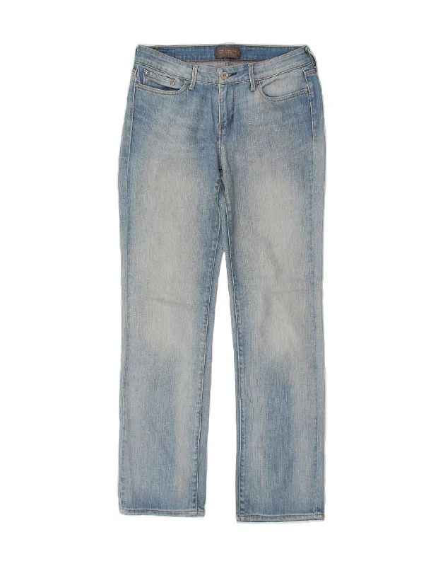 LEVI'S Womens Straight Jeans W28 L31  Blue Cotton Fashionable Slouchy Fit Jeans
