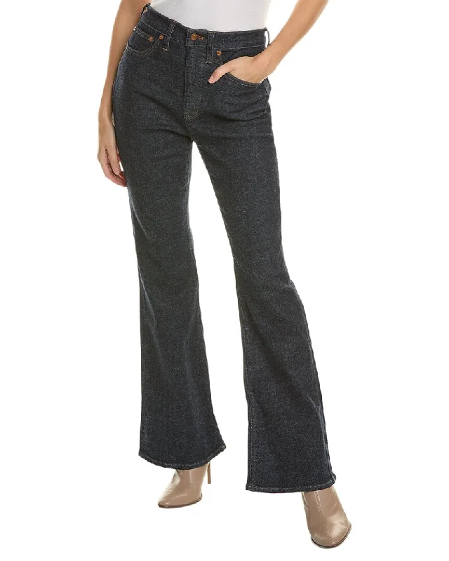 Madewell Perfect Vintage Wrenford Wash Flare Jean Comfortable Jogger Style Jeans