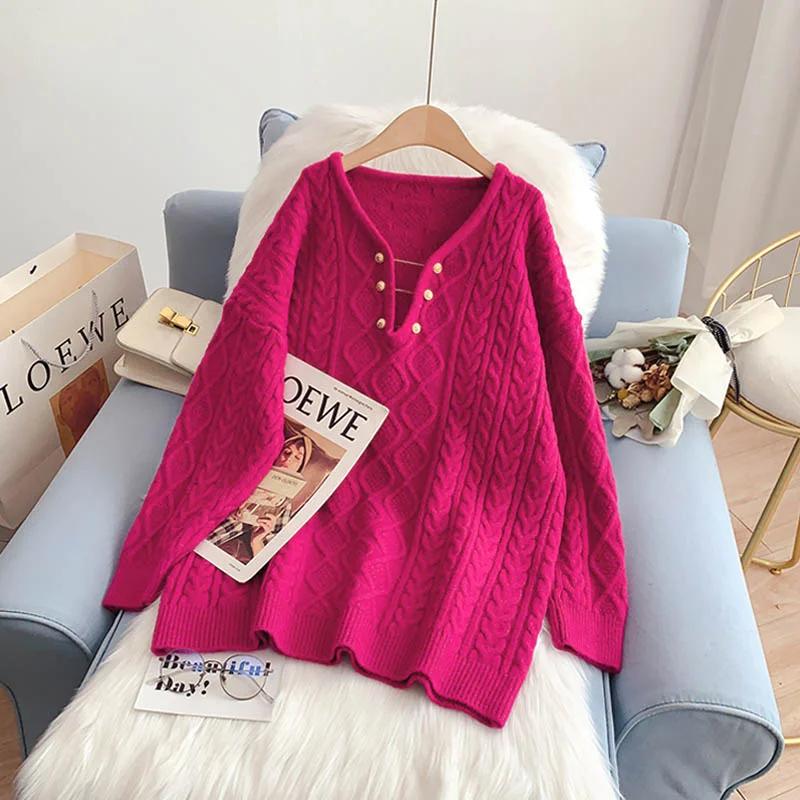 Medium length sweater lazy style sweater top 4960 Jersey Fabric Tulle Fabric Batik Fabric Medium length sweater lazy style sweater top 4960 Jersey Fabric Tulle Fabric Batik Fabric