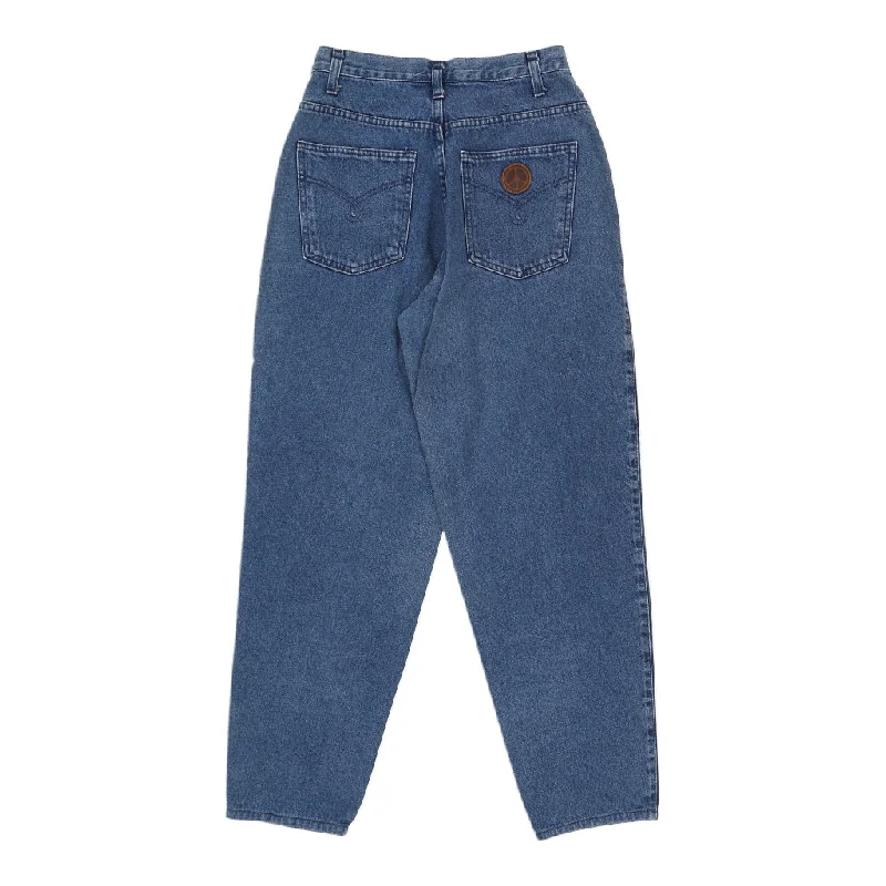 Moschino Jeans Jeans - 26W UK 6 Blue Cotton Stylish Stone-Wash Denim Jeans