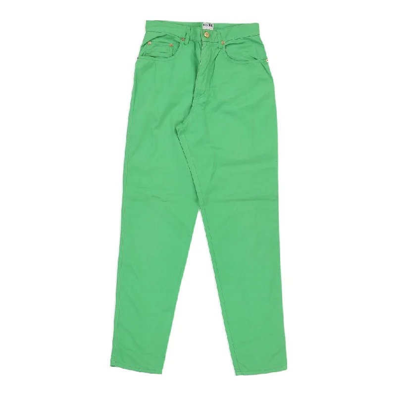 Moschino Jeans Jeans - 28W UK 8 Green Cotton Stylish Cargo Style Jeans