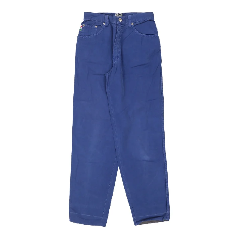 Moschino Junior Jeans - 26W UK 6 Blue Cotton Chic Rip-Detail High-Waist Jeans