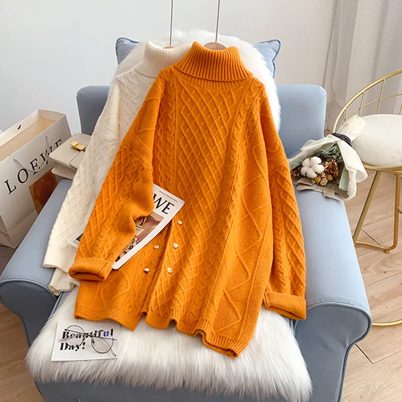 New loose lazy style sweater high neck sweater women 4922 Machine Wash Dry Clean Hand Wash New loose lazy style sweater high neck sweater women 4922 Machine Wash Dry Clean Hand Wash