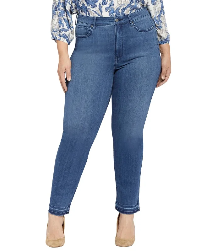 NYDJ High-Rise Straight Jean Casual Light Wash Jeans
