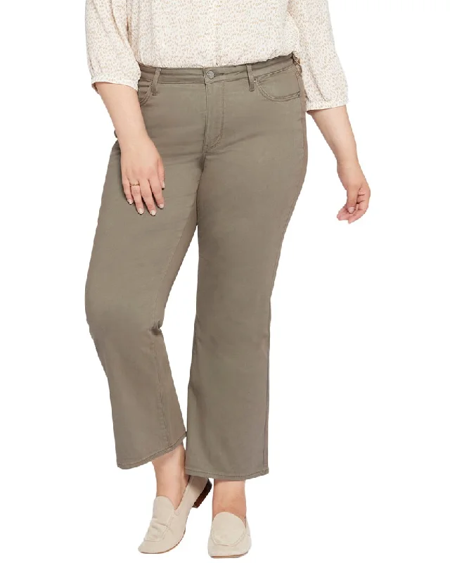 NYDJ Julia Relaxed Flare Jean Fashionable Distressed Jeans