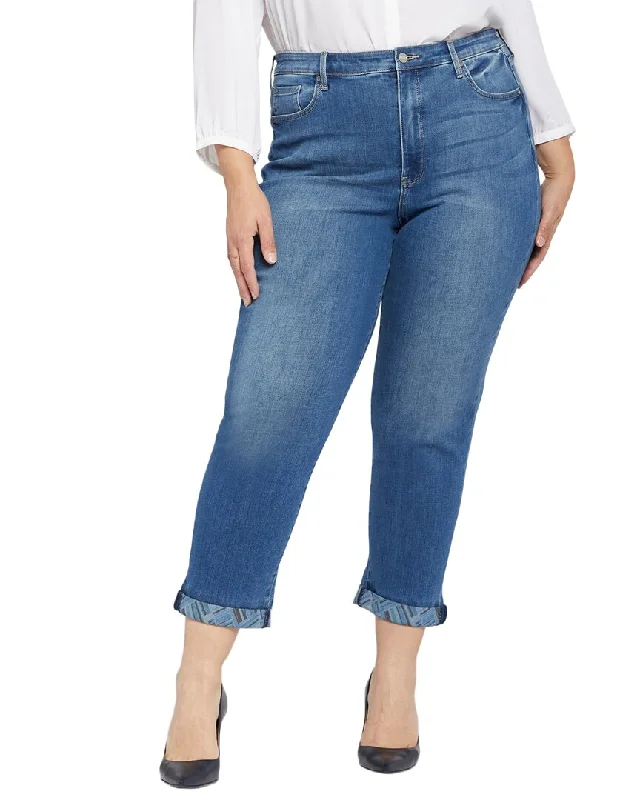 NYDJ Margot Girlfriend Skinny Jean Casual Straight-Leg Jeans