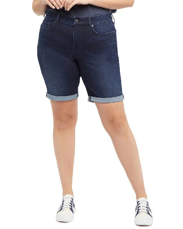 NYDJ Plus Ella Short Rapture Jean Casual Straight-Leg Jeans