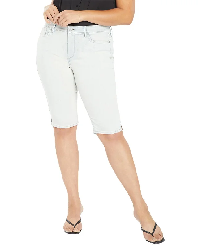 NYDJ Plus Knee Capri Riveted Ss Slits Jean Casual Skinny Fit Jeans