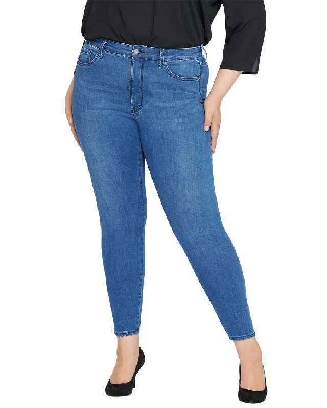 NYDJ Plus Seamless High-Rise Ami Skinny Jean Comfortable Full-Length Denim Jeans