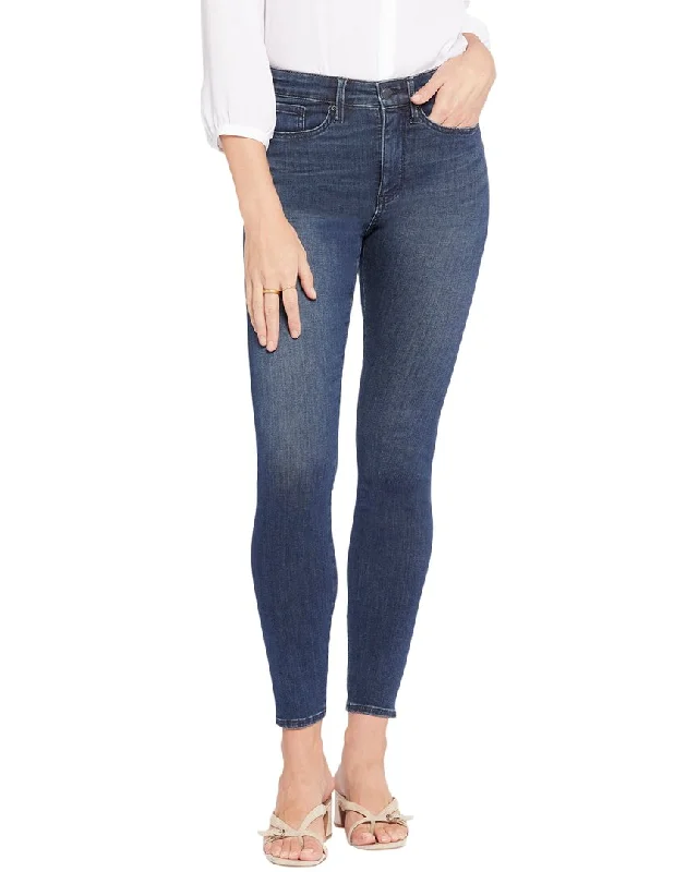 NYDJ Seamless High-Rise Ami Skinny Jean Trendy Button-Up High-Waist Jeans