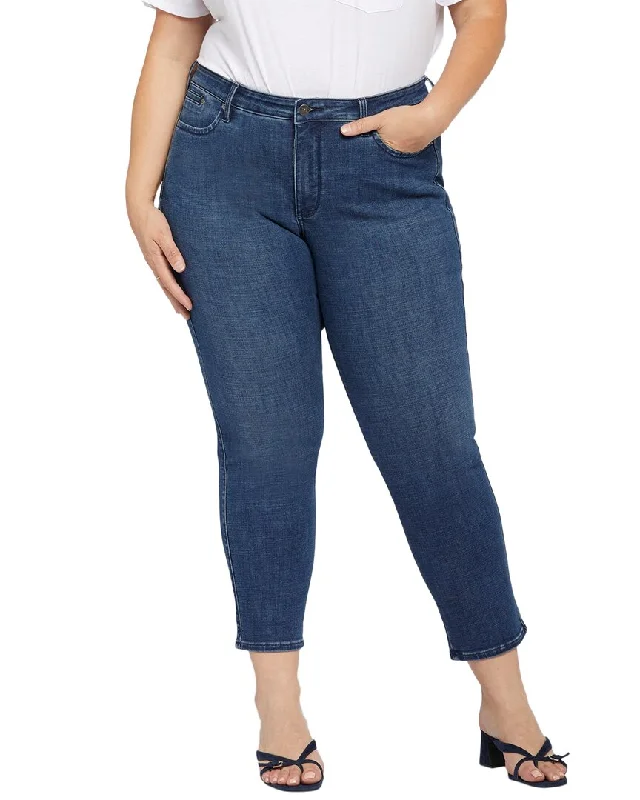 NYDJ Stella Tapered Skinny Jean Fashionable Button-Front Jeans