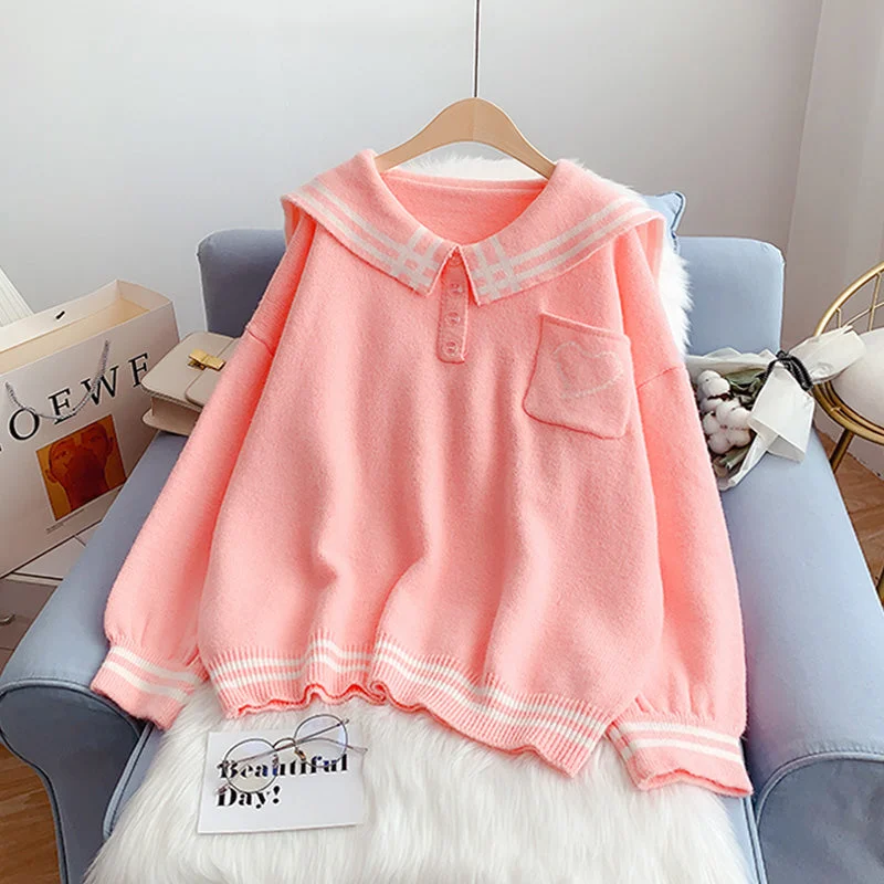 Pullover loose outer wear lazy style sweater top 4988 Spandex Blend Rayon Blend Denim Blend Pullover loose outer wear lazy style sweater top 4988 Spandex Blend Rayon Blend Denim Blend