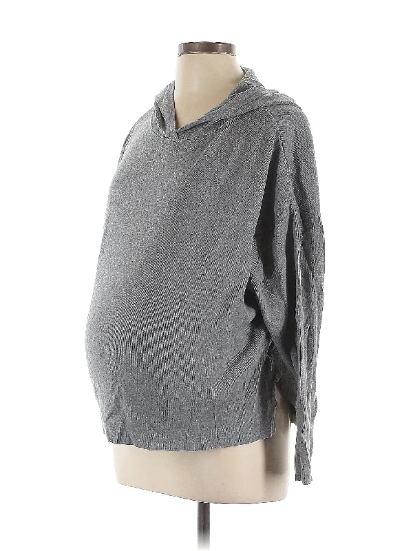 Pullover Sweater Front Pockets Side Pockets Patch Pockets