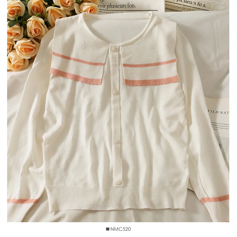 Pullover Top Women's new loose and thin doll neck sweater 2067 Handmade Hand-knitted Hand-woven Pullover Top Women's new loose and thin doll neck sweater 2067 Handmade Hand-knitted Hand-woven