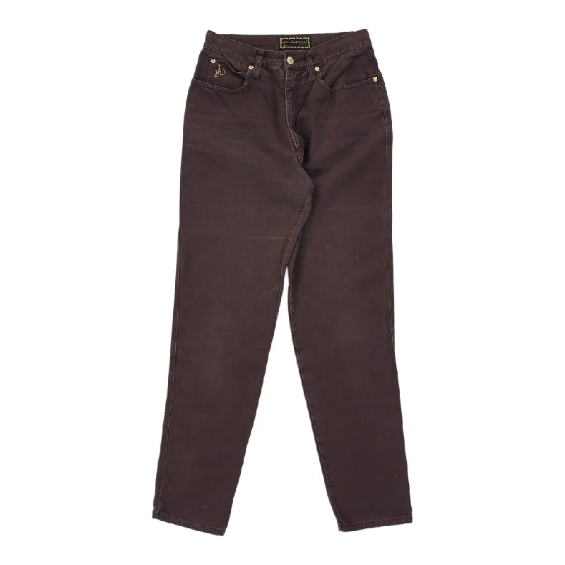 Roccobarocco Jeans - 29W UK 12 Brown Cotton Comfortable Stretch Fit Jeans