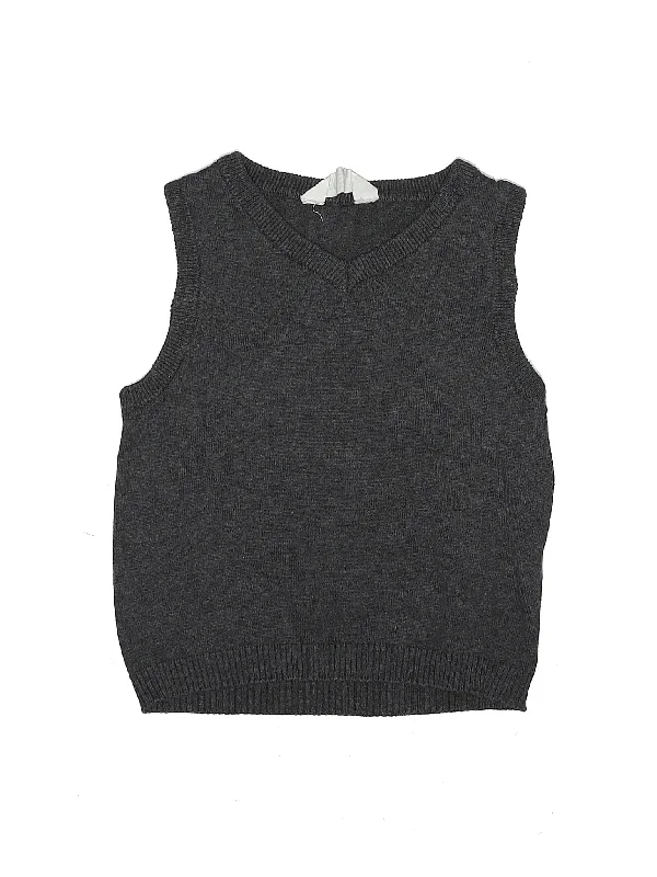 Sweater Vest Satin Blend Silk Blend Wool Blend